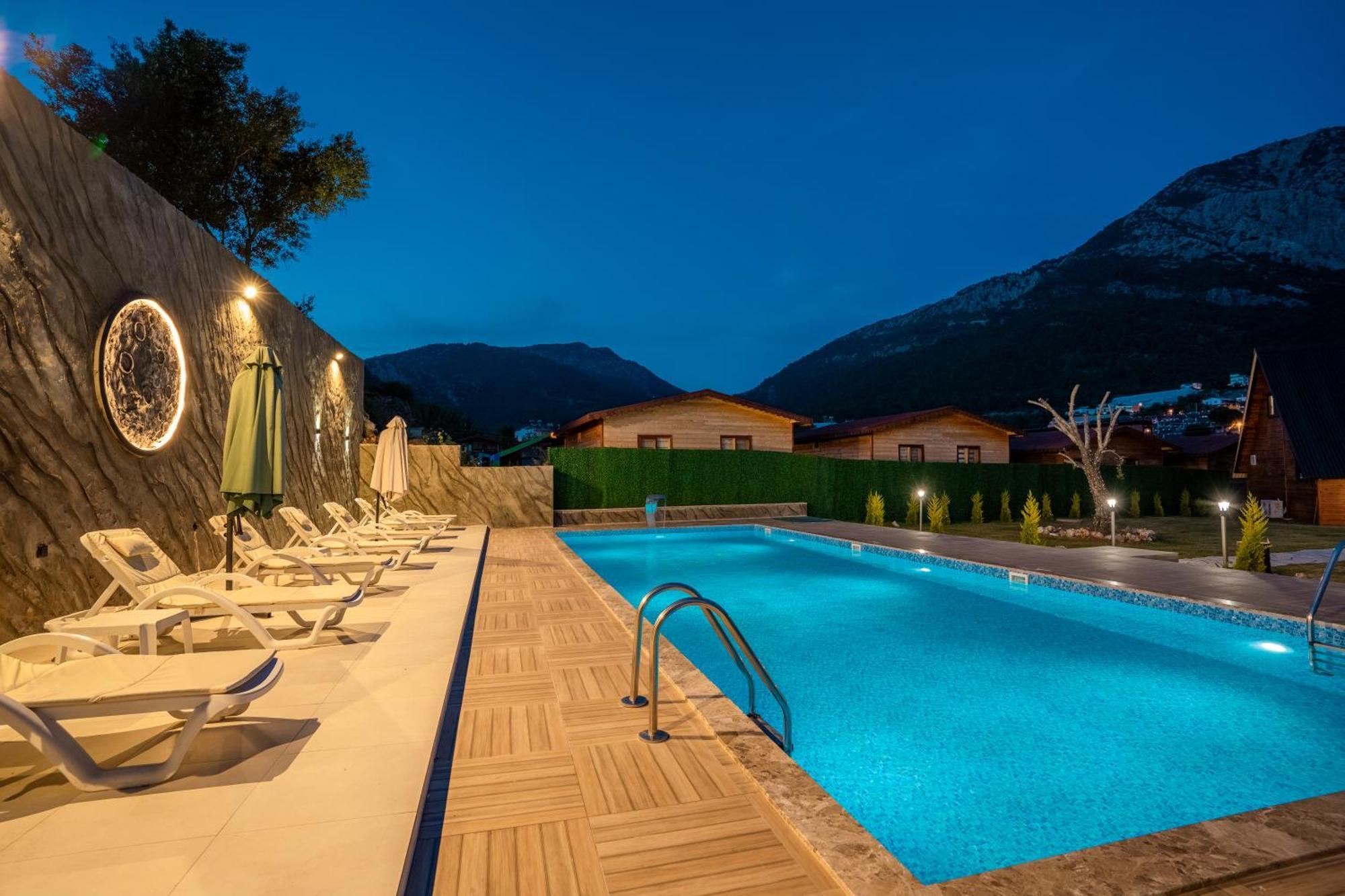 Karaoez Sapphire Bungalows Kumluca Exterior foto